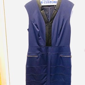 Blue dressy dress by Marc New York (Andrew Marc)